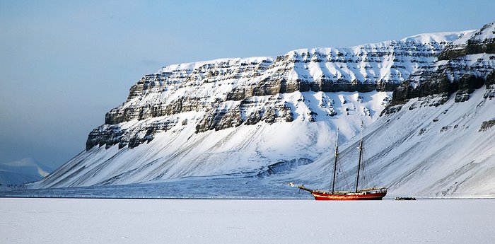 Spitsbergen Ship In The Ice - The Only Ice-Bound Hotel Ship In The World