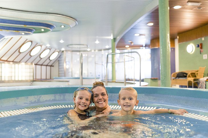 DFDS ferry indoor jacuzzi