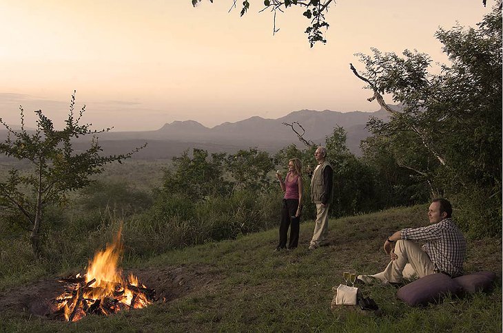 Sarova Salt Lick Game Lodge wildfire camping