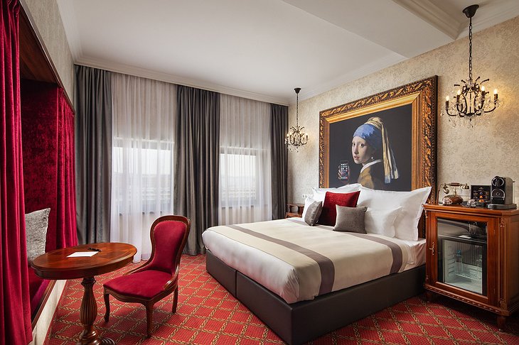 Mystery Hotel Budapest With Girl With A Pearl Earring Art