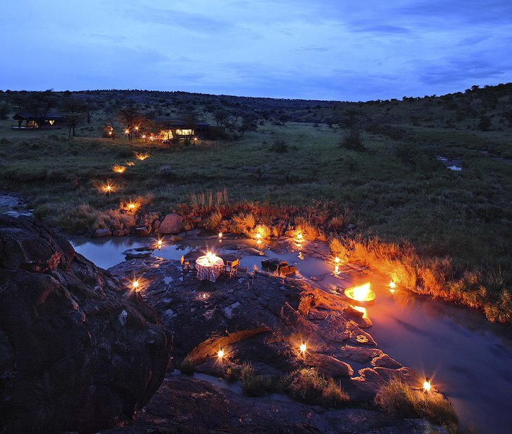 Richard's Camp romantic dining