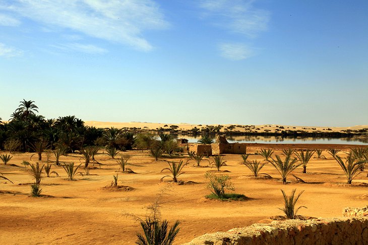 Adrere Amellal desert area