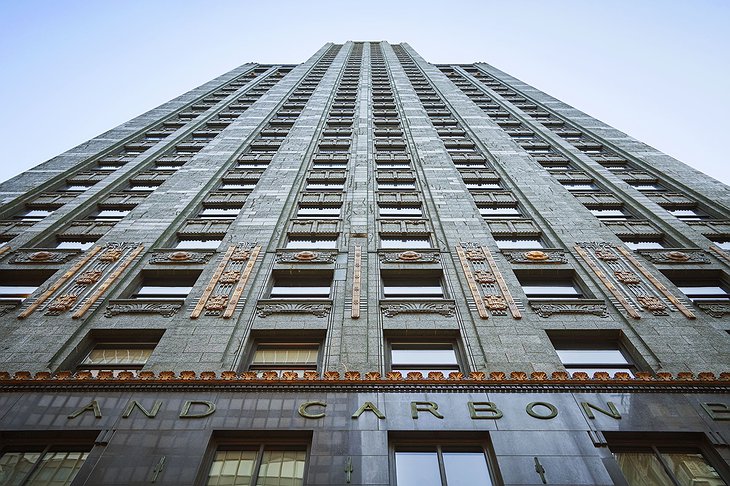 Looking Up The Carbide & Carbon Building