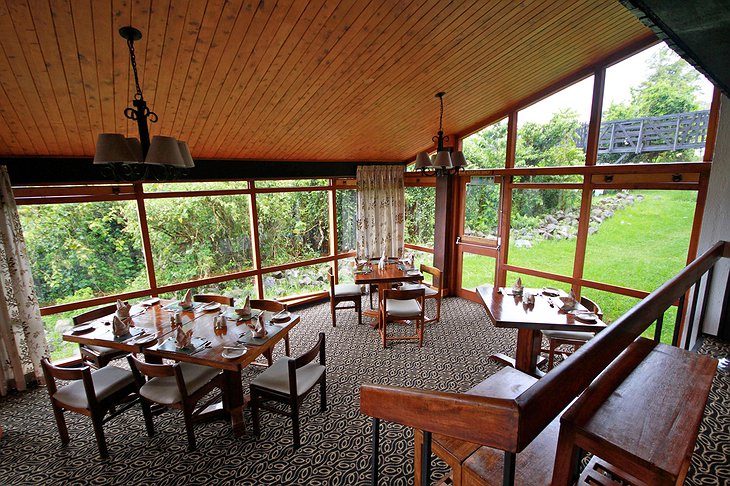 The Ark Kenya dining room