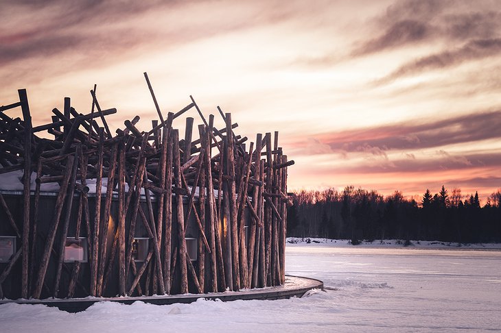 Arctic Bath Spa Building Wilderness