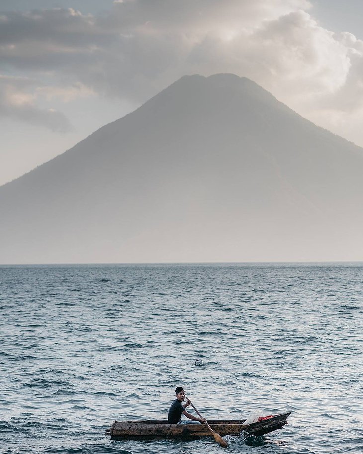 Boat On Lake Atitlán