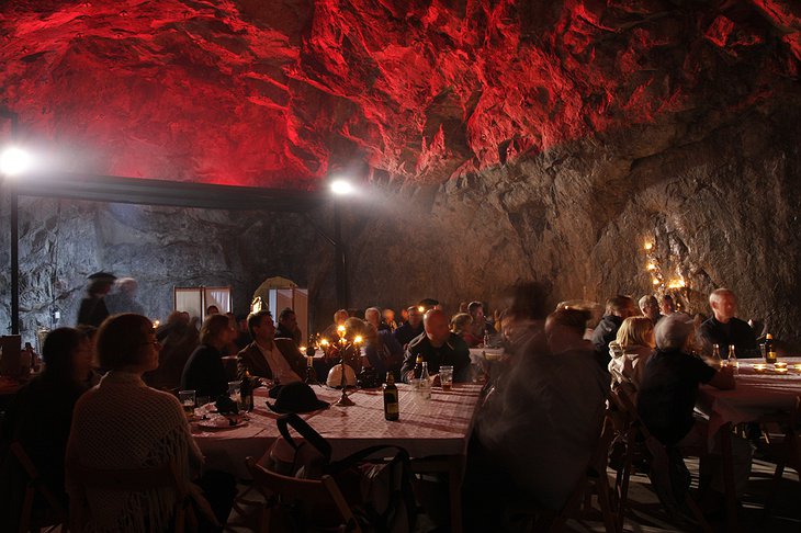 Underground restaurant in Sala, Sweden