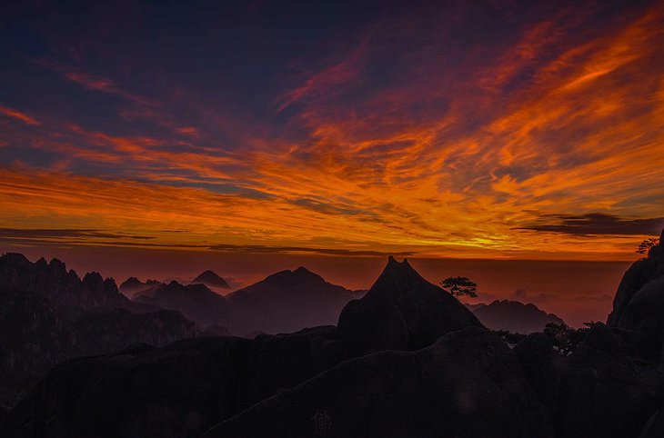 Huangshan Sunset