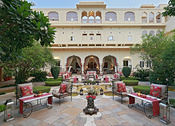 Samode Haveli hotel in Jaipur