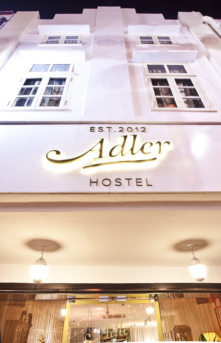 Adler Luxury Hostel building