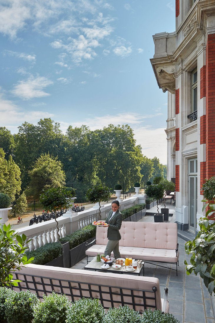 Mandarin Oriental Hyde Park Hotel Royal Suite Terrace