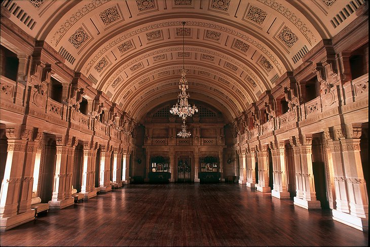 Umaid Bhawan Palace banquet hall