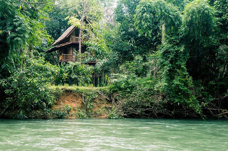 Our Jungle House Resort River Bungalow