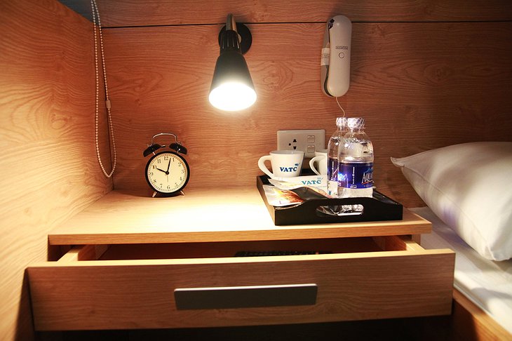VATC SleepPod nightstand