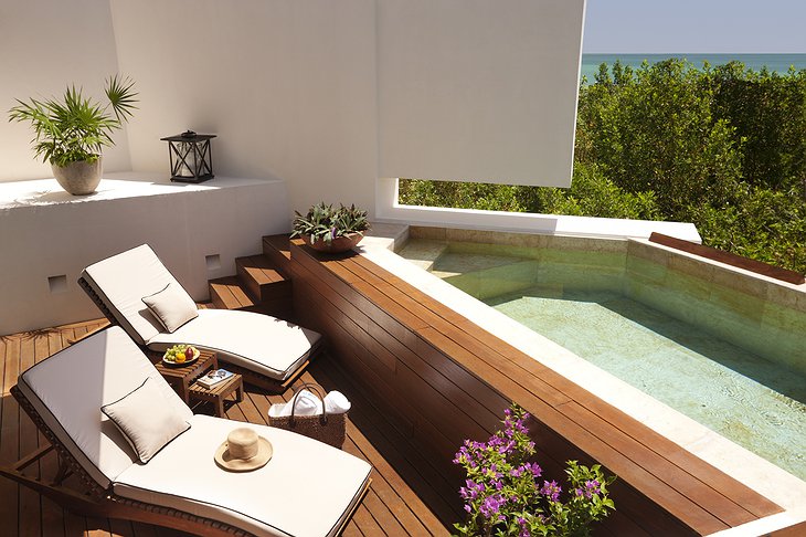 Private plunge pool