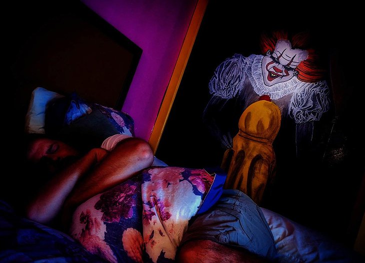 The Clown Motel Sleep Well Scary Mural