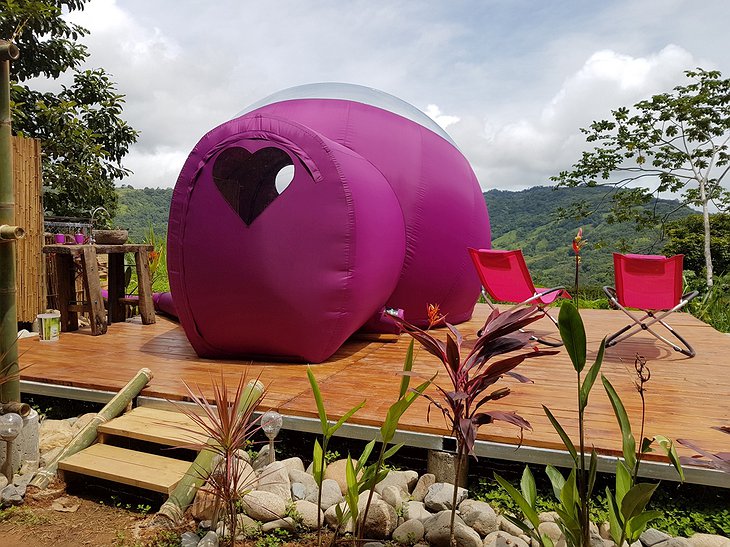 Love Sphere tent in Costa Rica