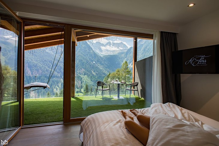 Chalet Al Foss Alp Resort Room Mountain View