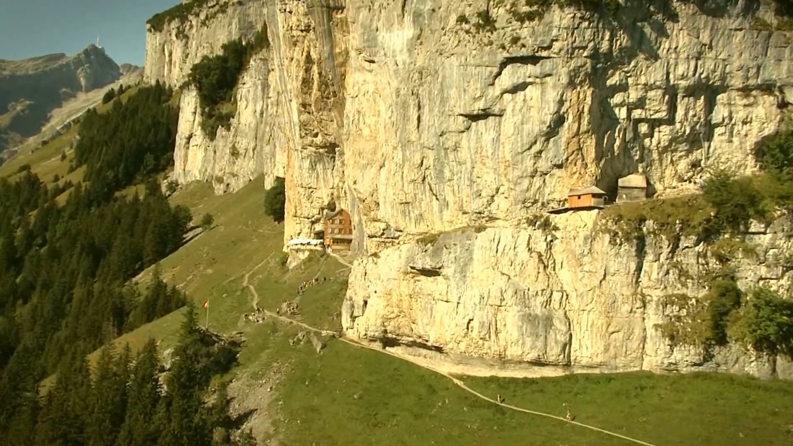 Berggasthaus Aescher Magical Cliffside Mountain House In Switzerland