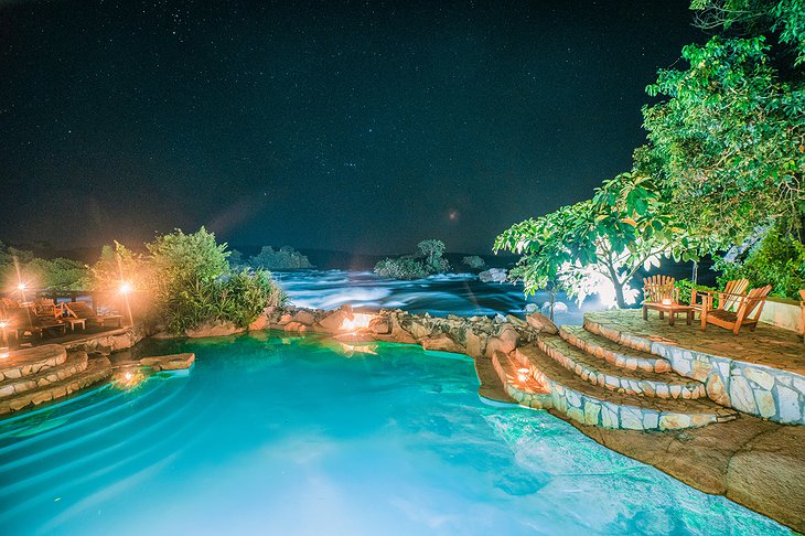 Lemala Wildwaters Lodge Pool And Stars