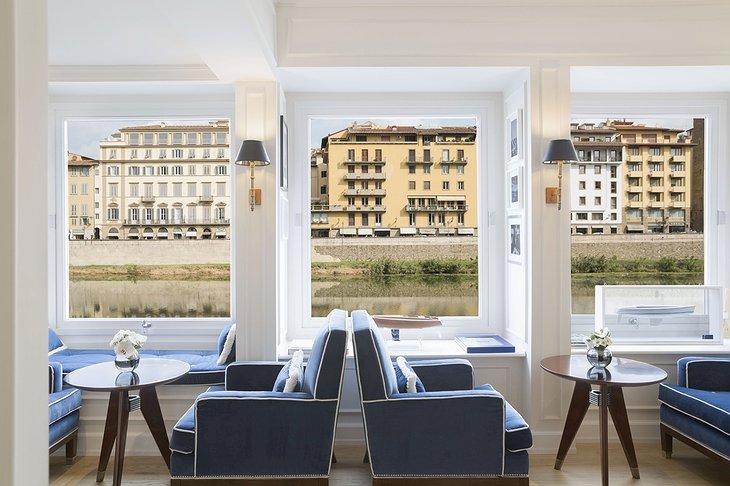 Hotel Lungarno Florence Lobby River View