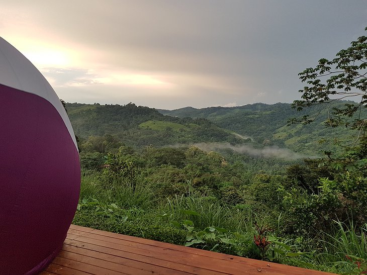 Love Sphere Costa Rican jungle view