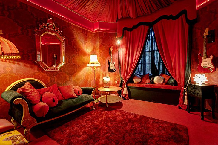 Dark Red Room