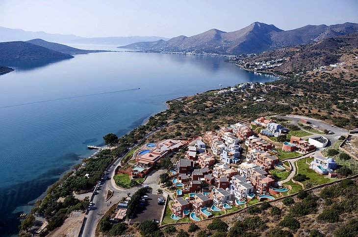 Domes of Elounda aerial photo