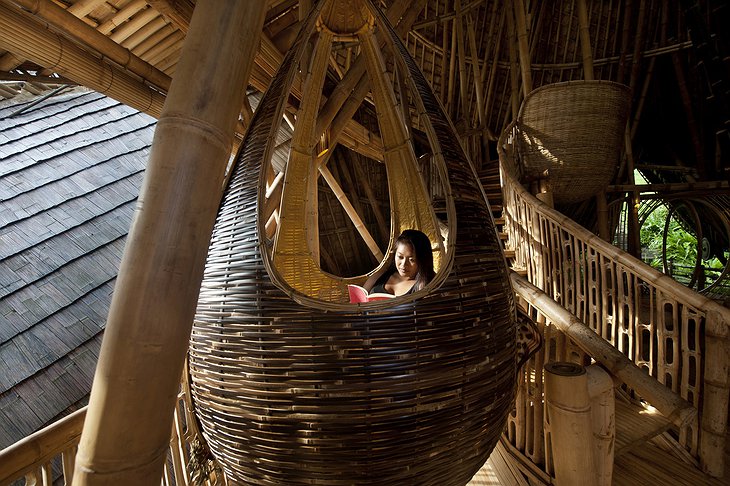 Balinese Bamboo Cocoon Chair