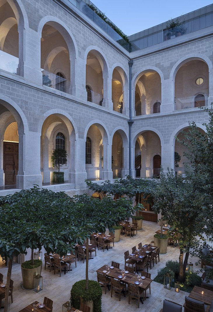 The Jaffa Hotel Courtyard