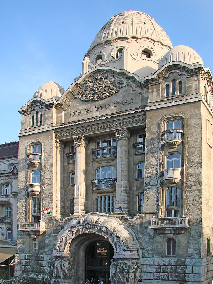 Gellert Thermal Spa entrance