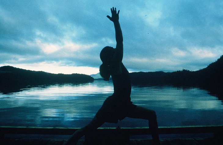 Yoga in the Canadian nature