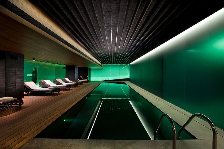 Mandarin Hotel Barcelona inside swimming pool