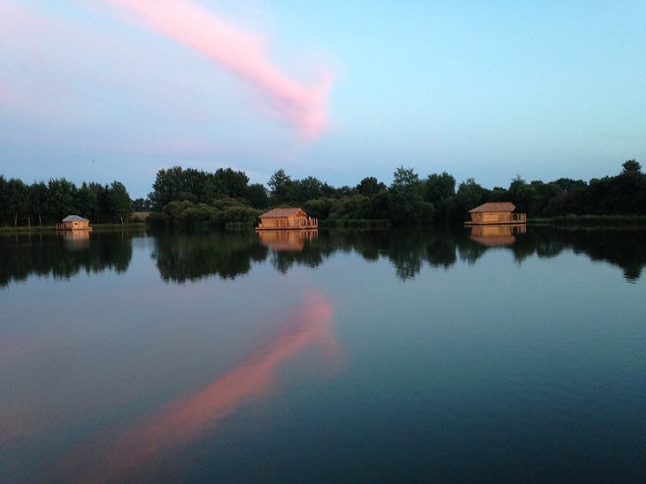 Floating Village sunset