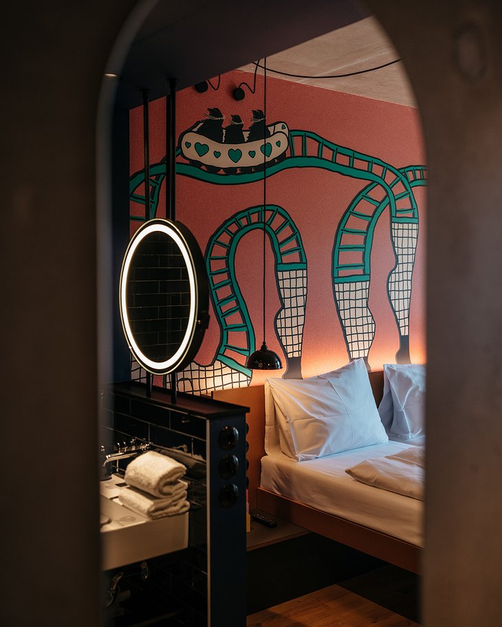 Superbude Wien Prater Twin Room