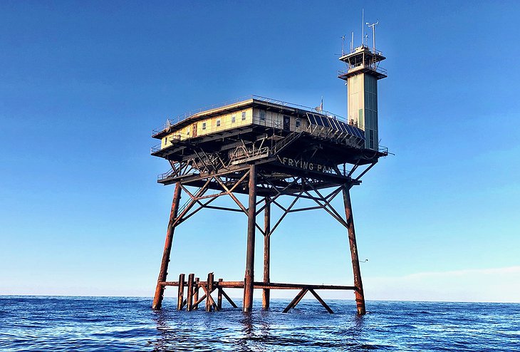Frying Pan Tower In The Atlantic Ocean