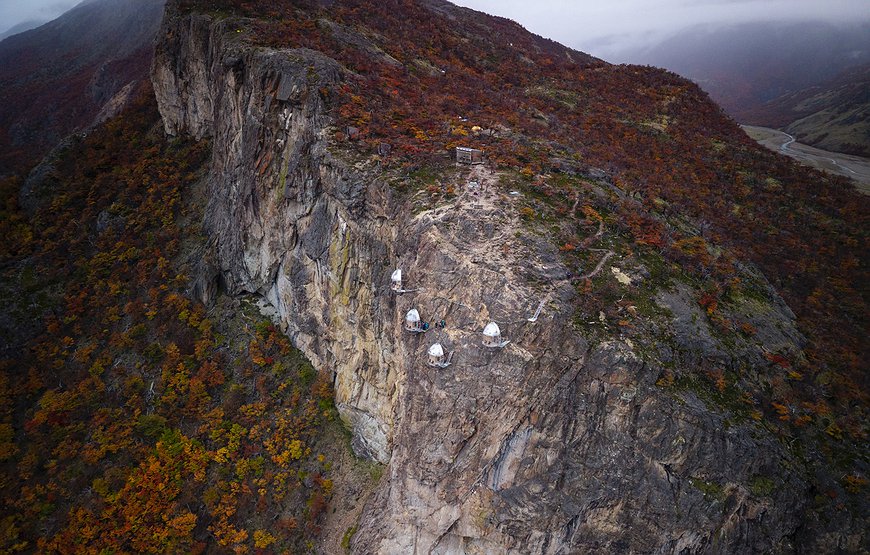 OVO Patagonia - Sleep Suspended 270 Metres Above Argentina's Fitz Roy in a Transparent Capsule