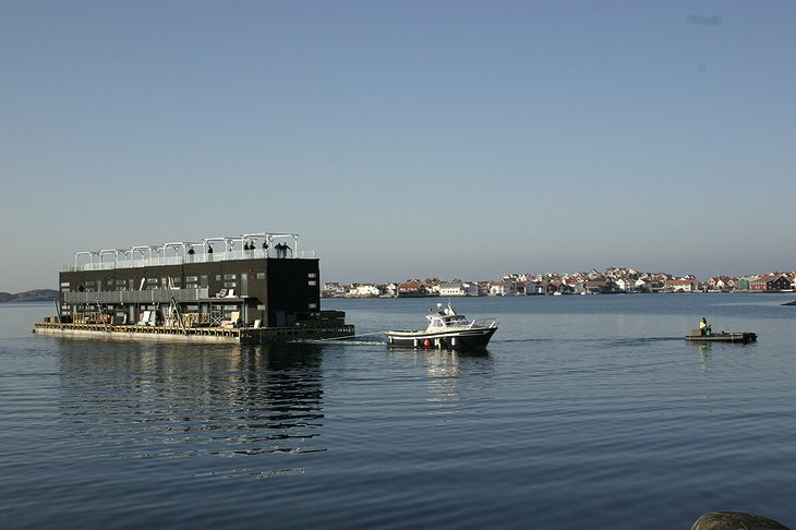 Salt and Sill hotel taken to the open sea