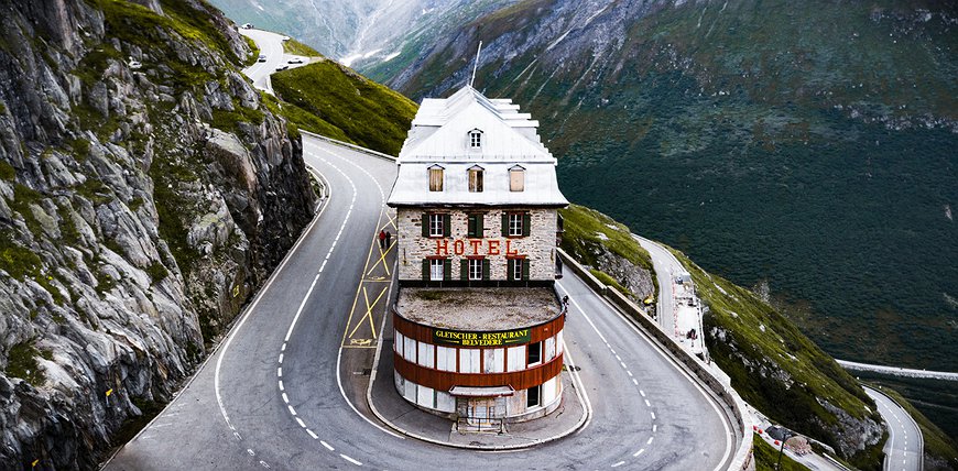 Hotel Belvédère Rhonegletscher - The Iconic Building On The Furka Pass Road