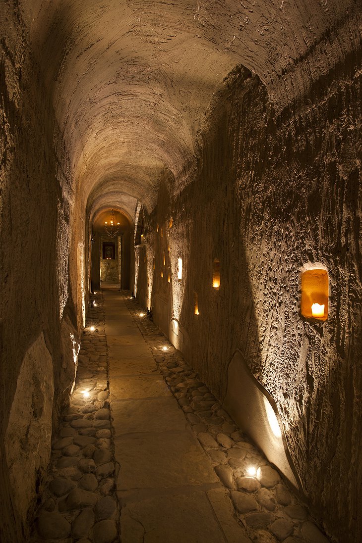 Stone corridor