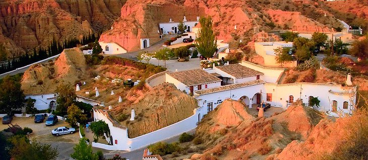 Cuevas Pedro Antonio de Alarcón cave hotel aerial