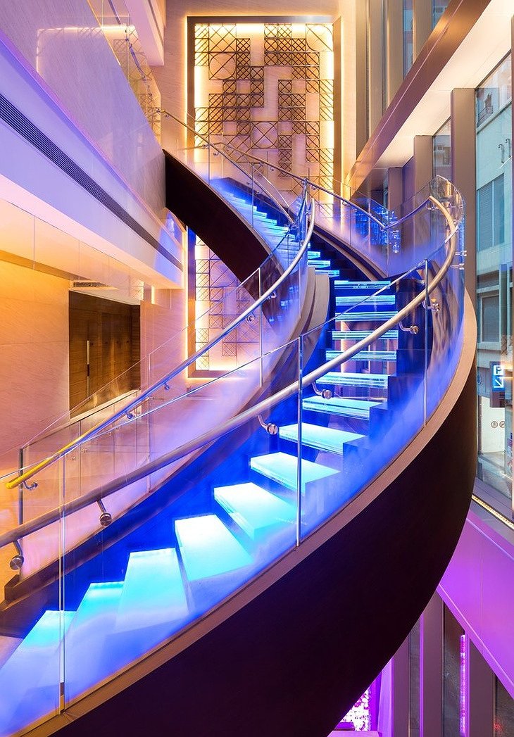 Hotel Indigo Hong Kong stairs