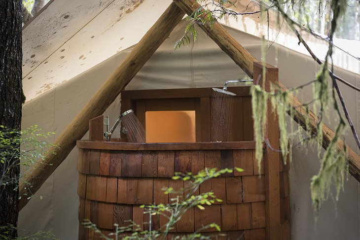 Clayoquot Wilderness Resort Outdoor Shower