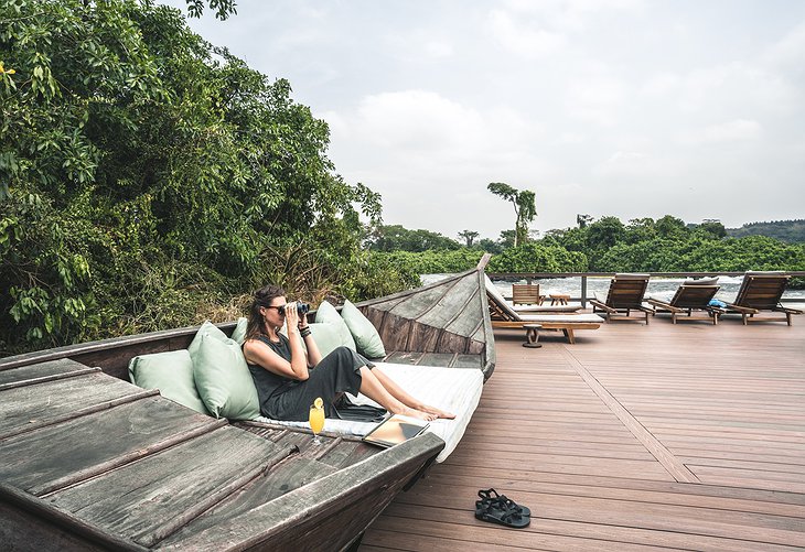 Lemala Wildwaters Lodge Outdoor Lounge