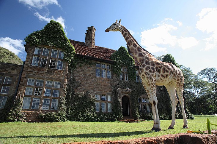 Giraffe Manor duplex suite