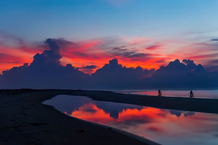 Little St. Simons Island Beach Colorful Sunrise