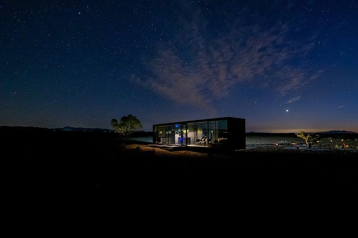 District Hive Hotel At Night