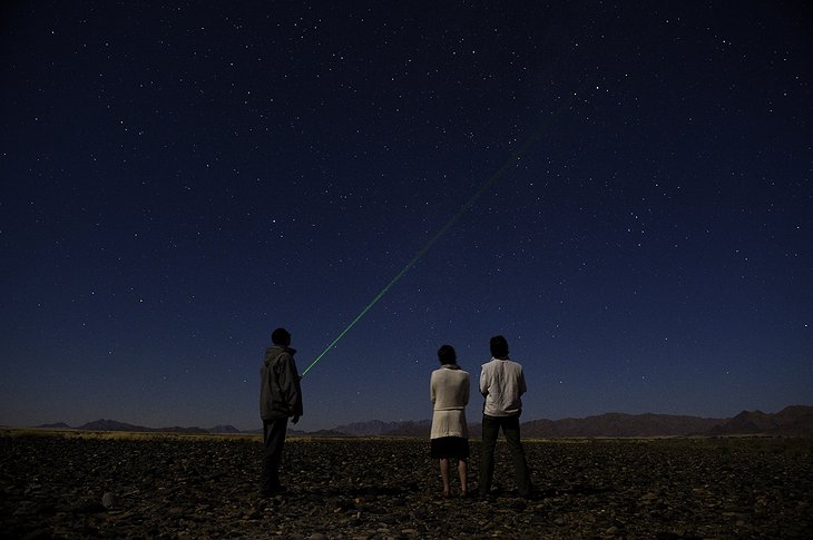 Star hunting in the Namibian desert
