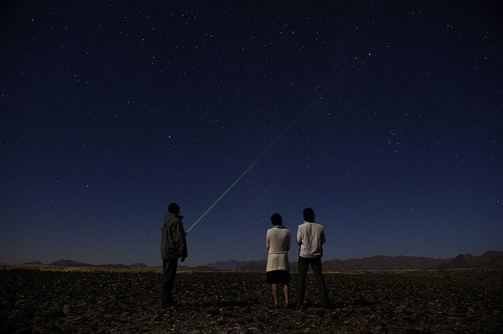 Star hunting in the Namibian desert