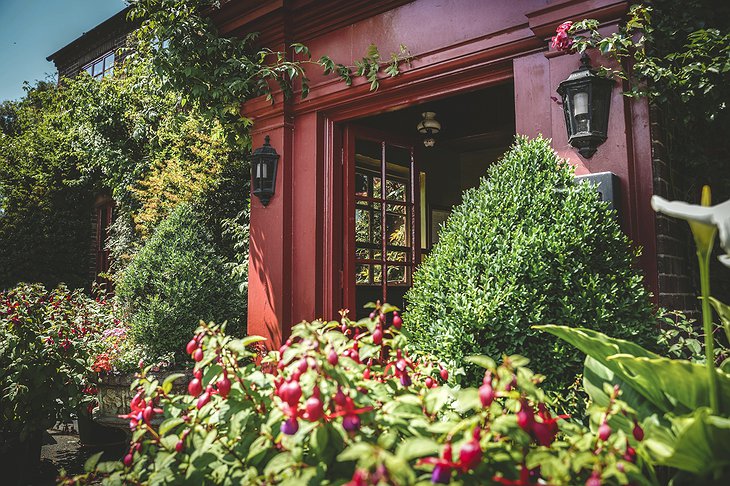 The Hundred House Hotel Bar Entrance